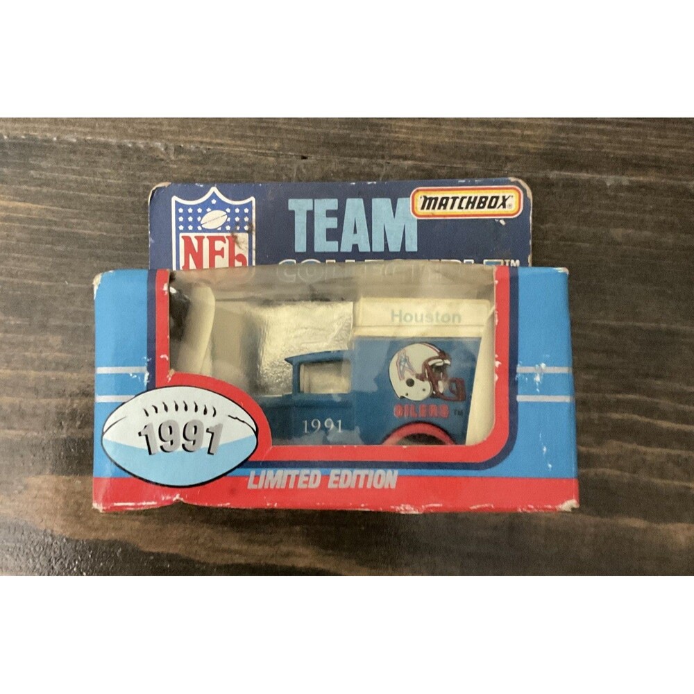 1991 NFL Matchbox Team Collectible - Houston Oilers Limited Edition 1/64 Scale